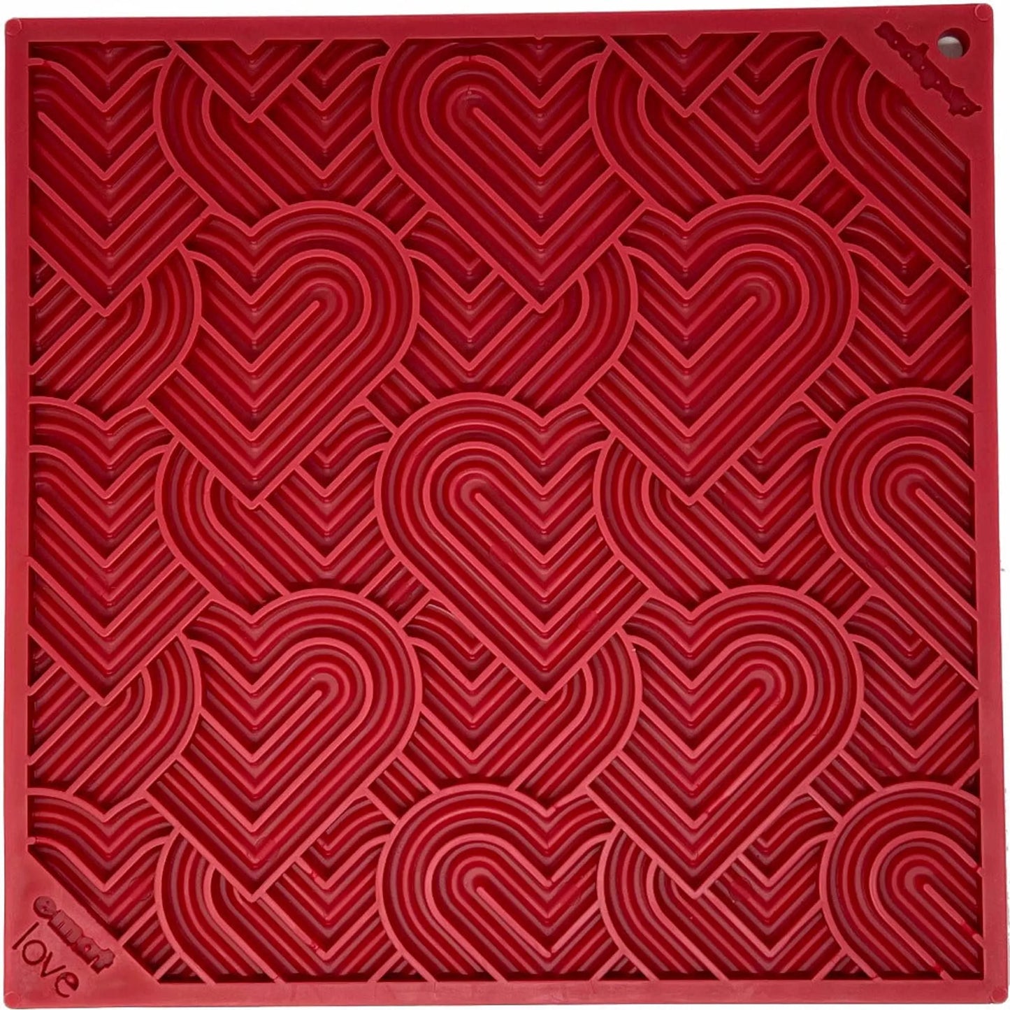 Heart Design "Love" eMat Enrichment Lick Mat